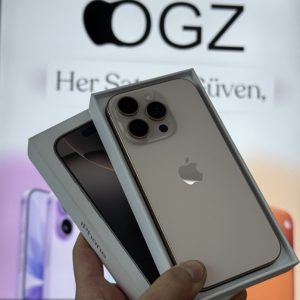 14 Ay Garantili - iPhone 16 Pro 256GB - Çöl Titanyum - %92
