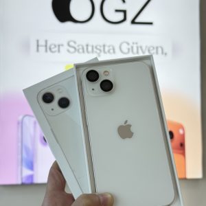 6 Ay Garantili - iPhone 13 128GB - Beyaz - Türkiye - %86